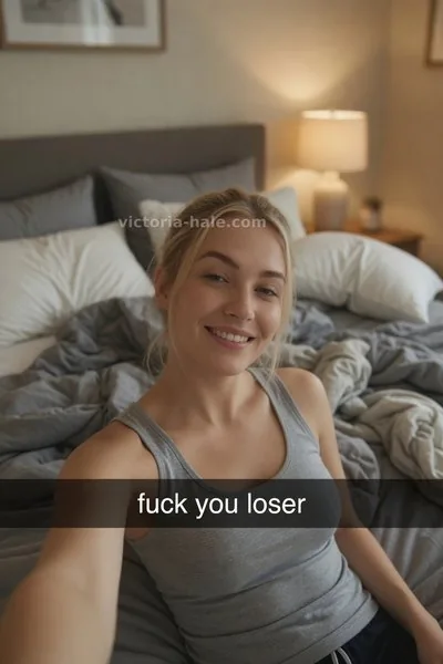 Blonde findom caption #002 by Victoria Hale